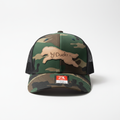 Camo Duckr Khaki Camo Flexfit Running Dog Cap