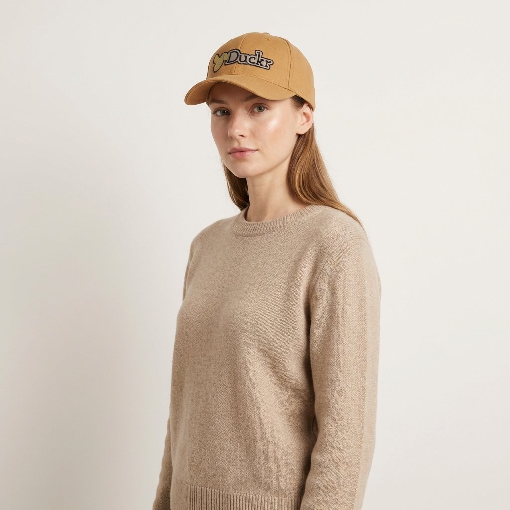 Khaki Duckr Logo Hat