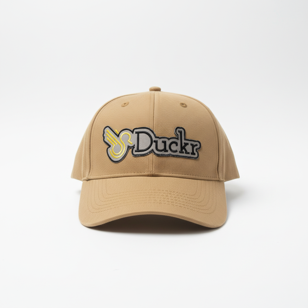 Khaki Duckr Logo Hat
