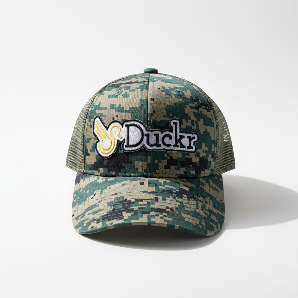 Duckr Military Camo Hat Green