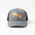 Duckr Trucker Snap Back Running Dog Gray