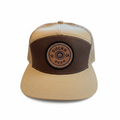 Flat Bill Snapback Duckr Tan/Brown