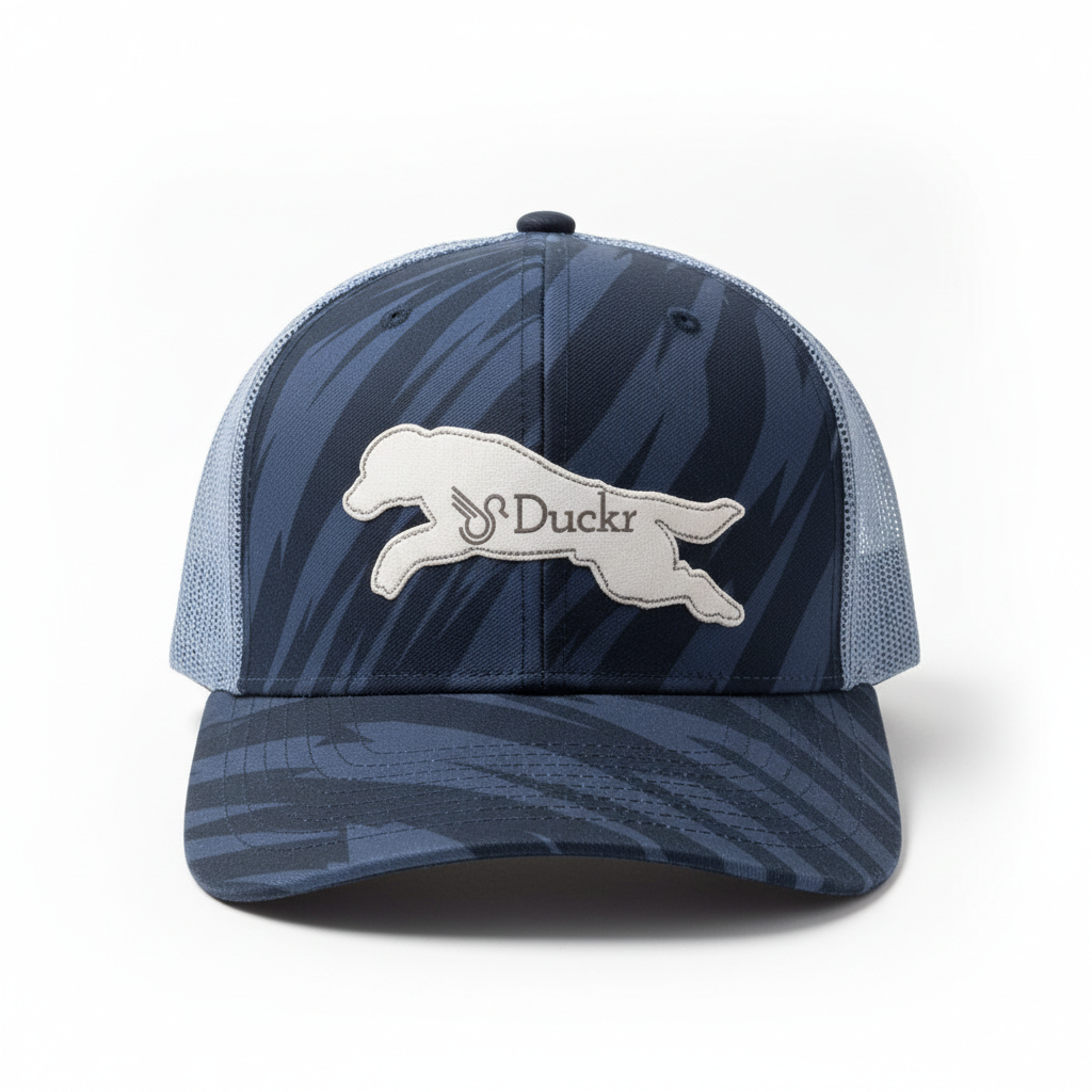 Duckr Trucker Snap Back Running Dog
